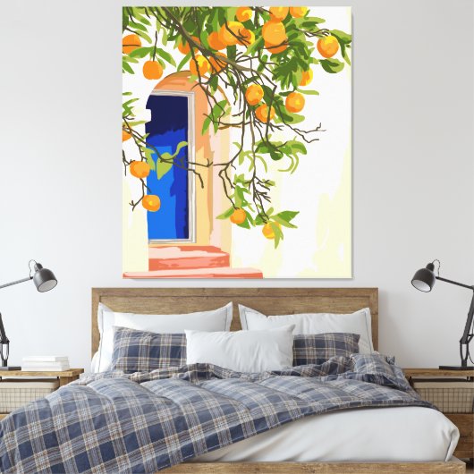 Waar je ook gaat, ga met al je hart canvas afdruk (Insitu (Slaapkamer))