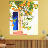 Waar je ook gaat, ga met al je hart canvas afdruk (Insitu (Woonkamer))