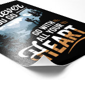 Waar je ook gaat, ga met al je hart foto afdruk (Hoek)