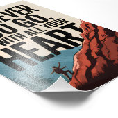 Waar je ook gaat, ga met al je hart foto afdruk (Hoek)