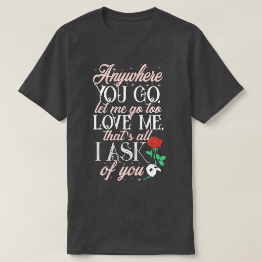 Waar je ook gaat t-shirt (Design voorkant)