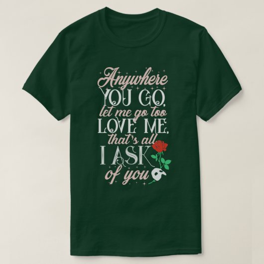 Waar je ook gaat t-shirt (Design voorkant)