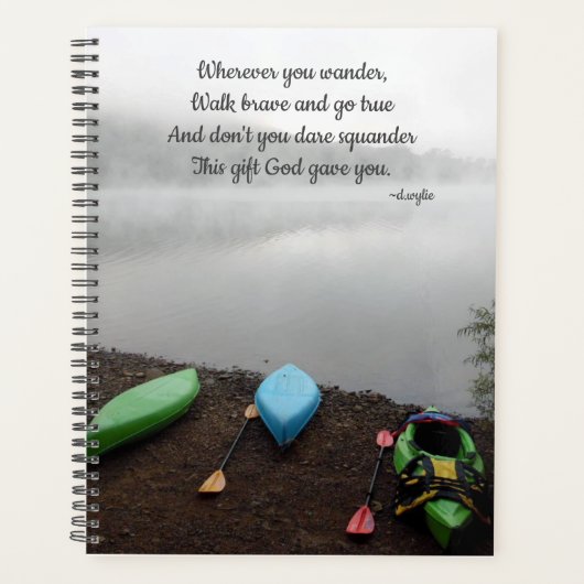 Waar je ook loopt - Inspirerend Planner (Voorkant)