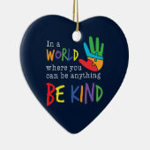 Waar je ook maar iets kunt zijn voor de kerstschoo keramisch ornament (Rechts)