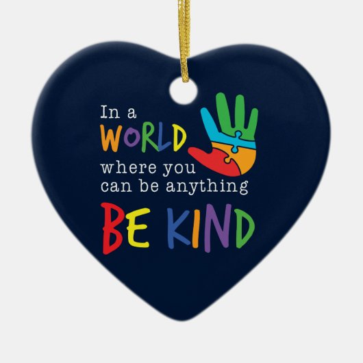 Waar je ook maar iets kunt zijn voor de kerstschoo keramisch ornament (Voorkant)