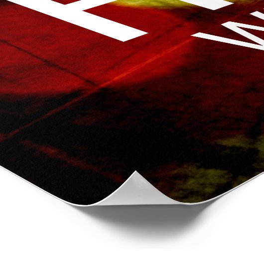 Waar je schat tweeledig poster is (Hoek)