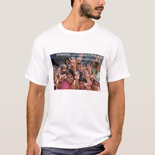 Waar je T-shirt leeft (Voorkant)