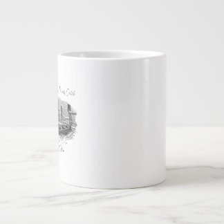 Waar kalmte en vangst samenkomen grote koffiekop
