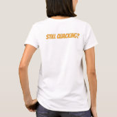 Waar kijk je naar de eend? t-shirt (Achterkant)