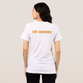 Waar kijk je naar de eend? Tri-Blend shirt (Achterkant volledig)