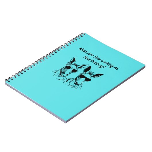 Waar kijk je naar, ezel notitieboek (Linkerzijde)