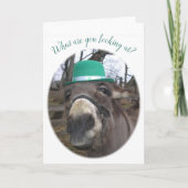 "Waar kijk je naar?" Kaart (Voorkant)