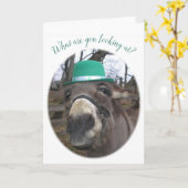 "Waar kijk je naar?" Kaart (Gele Bloem)