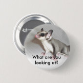 Waar kijk je naar? ronde button 5,7 cm (Voorkant /achterkant)