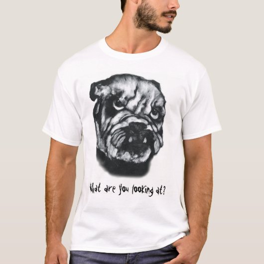 Waar kijk je naar? t-shirt (Voorkant)