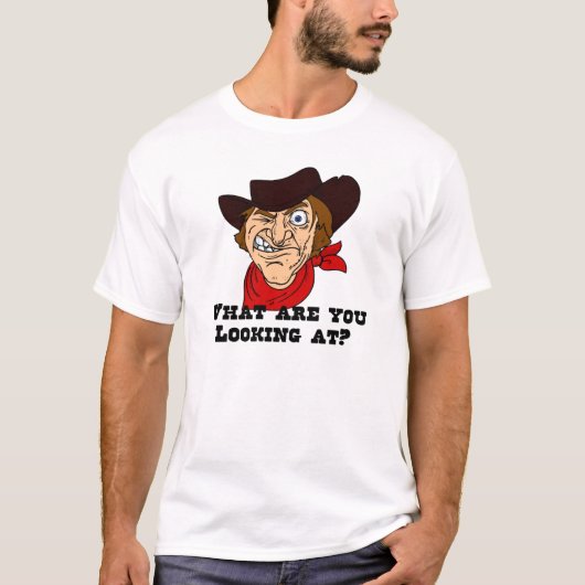 Waar kijk je naar? t-shirt (Voorkant)