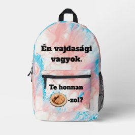 Waar KOM je vandaan? rugzak