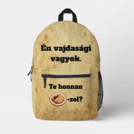 Waar KOM je VANDAAN? rugzak