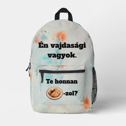 Waar KOM je vandaan? rugzak (Voorkant)