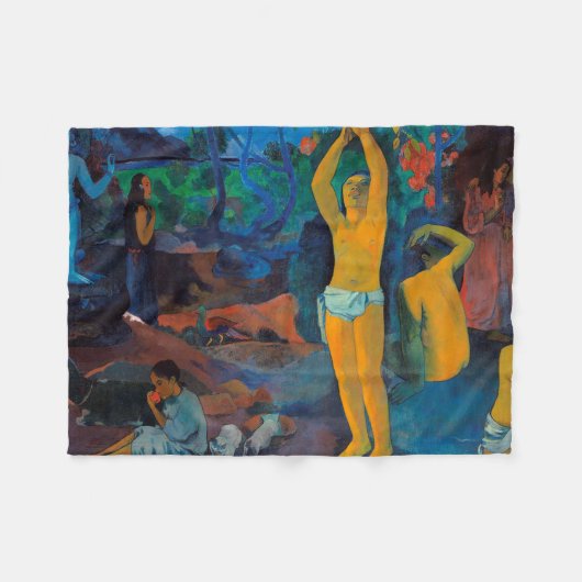 Waar komen we vandaan, Gauguin? Fleece Deken (Voorkant (Horizontaal))