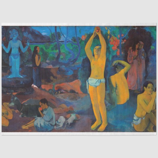 Waar komen we vandaan, Gauguin? Tissuepapier (Voorkant)