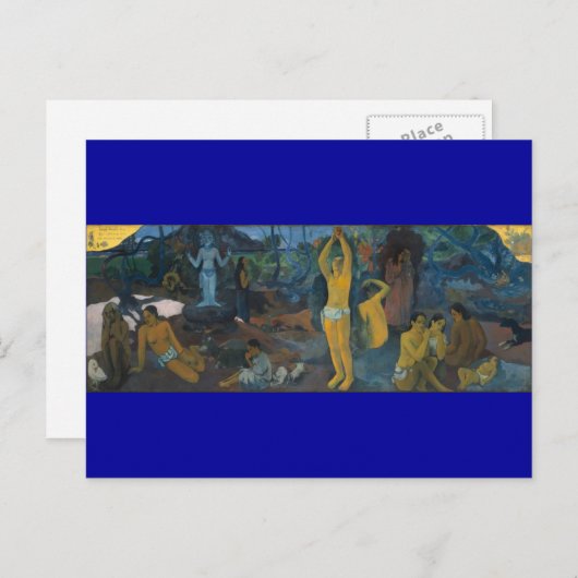 "Waar komen we vandaan?" - Paul Gauguin Briefkaart (Voorkant / Achterkant)