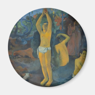"Waar komen we vandaan?" - Paul Gauguin Button Magneet
