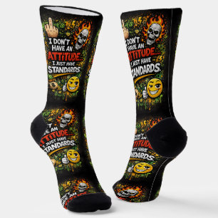 Waar koop je coole sokken 00327 Attitude Socks