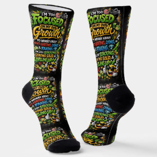 Waar koop je coole sokken 00328 Gefocuste groeisok
