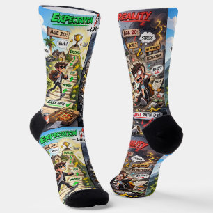 Waar koop je coole sokken 00334 Reality Socks