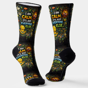 Waar koop je coole sokken 00336 I Am Calm Socks