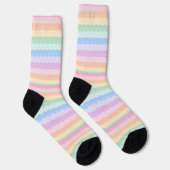 Waar koop je coole sokken 00344 Pastel Wave Socks (Rechts)