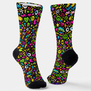 Waar koop je coole sokken 00349 Kleur Symbool Sokk