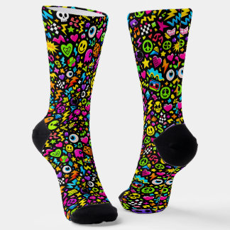 Waar koop je coole sokken 00349 Kleur Symbool Sokk
