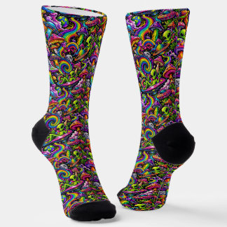 Waar koop je coole sokken 00375 Alien Mushroom Soc
