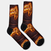 Waar koop je coole sokken 00382 Hell Naw Socks (Rechts)