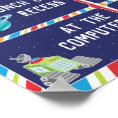 Waar kunnen wij als klaslokaal inloggen in het the poster (Hoek)