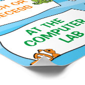 Waar kunnen wij als klaslokaal inloggen onder het  poster (Hoek)