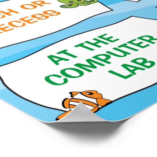 Waar kunnen wij als klaslokaal inloggen onder het  poster (Hoek)