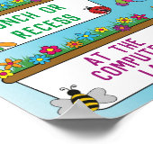 Waar kunnen wij als klaslokaal ons in ons tuinthem poster (Hoek)