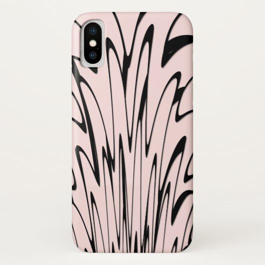Waar kunst denkt zwart en roze Case-Mate iPhone case (Achterkant)