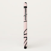 Waar kunst denkt zwart en roze Case-Mate iPhone case (Achterkant/links)