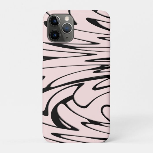 Waar kunst denkt zwart en roze Case-Mate iPhone case (Achterkant)