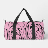 Waar kunst denkt zwart en roze plunjezak (Voorkant)