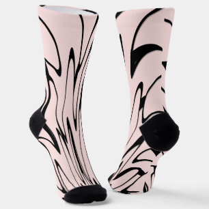 Waar kunst denkt zwart en roze sokken