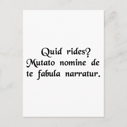 Waar lach je om? Verander gewoon de naam.... Briefkaart (Voorkant)