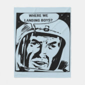 Waar landen we jongens aan? Blanket Fleece Deken (Voorkant)