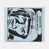 Waar landen we jongens aan? Blanket Fleece Deken (Voorkant (Horizontaal))