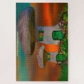 Waar Leprechauns of waar de kleine mensen wonen. Legpuzzel (Verticaal)