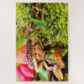 Waar Leprechauns of waar de kleine mensen wonen. Legpuzzel (Verticaal)